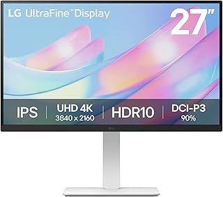 Compare LG 27US550W 27" 4K 3840x2160 UHD Ultrafine IPS Computer Monitor with HDR10, DCIP3 90%, Adjustable Stand, 3Side Borderless Design, White at KSA Price