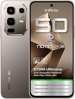 Compare Note 50x 5G+ 16 GB 8+8 256 GB Titanium Grey at KSA Price