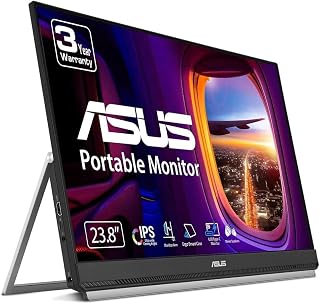 Compare ASUS ZenScreen MB249C portable monitor – 23.8inch FHD 1920 x 1080, frameless panel, IPS technology, antiglare surface, USBC at KSA Price