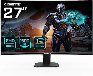 Gigabyte GS27FC 27" FHD Curved Gaming Monitor…