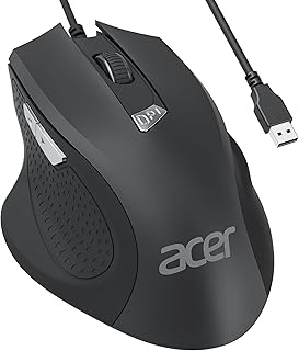 Acer Wired Mouse, 4 Adjustable DPI USB Computer…