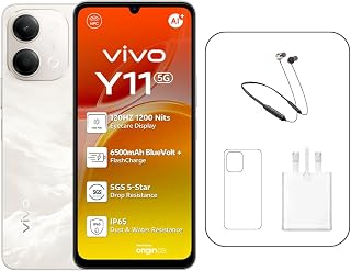 vivo Y11 5G (platinum, 4GB RAM, 128 GB)…