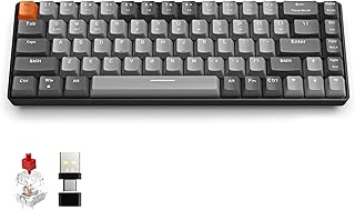 XVersion Wireless Mechanical Gaming Keyboard, 68-Key…