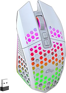Compare 2.4G Wireless Portable Cordless Computer Mouse for Notebook PC Laptop with USB Receiver LED Light 3Level DPI Builtin Battery 7 Keys Mute Design One Click Desktop ABS Material 10m Working at KSA Price