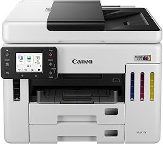 Compare Canon MAXIFY GX7150 Compact Office Printer  Wireless Color Printers and MultiFunction Scanners | MegaTank Inkjet Printer, Copier, Scanner | WiFi Connectivity at KSA Price
