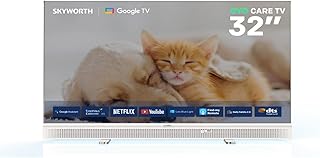 Compare Skyworth 32inch FHD Smart TV, Google TV OS, 32LP70G, 2025 Model, LED Display, 60Hz, DBX Audio, StandRemoteCable Included, HDMIUSB, 71.9x6.6x45.9cm at KSA Price