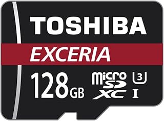 Compare KIOXIA Exceria M302 128GB Micro SD Memory Card 90 MBs 4K  THNM302R1280EA  Black, red at KSA Price