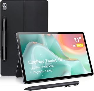 Compare LincPlus T4 Tablet 11inch with Pen and Magnetic Holder 2K IPS Screen Android Tablet 8GB + 128GB + 1TB Expand 8100mAh Battery 8MP + 13MP Camera Can WriteDrawTake Notes at KSA Price