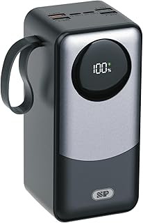 Compare Power Bank, 50000mAh HighCapacity Battery Charger with 100W InOut Power Delivery, PD 22.5W+ USB 4, Type C, Micro Power Bank with Digital Display at KSA Price