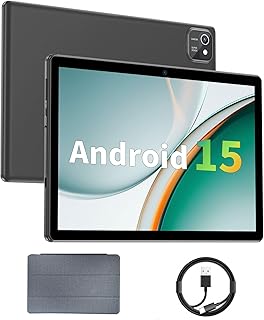 Tablet 10 inch Android 15 Tablets, 12GB RAM…