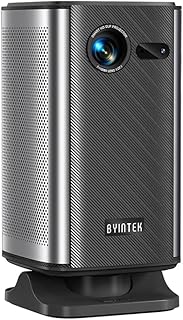 Compare BYINTEK P70X Smart WiFi Projector, 10000mAh Battery Powered, Autofocus, Android 9.0, Support 4K 3D, WiFi Display, with Storage Case at KSA Price