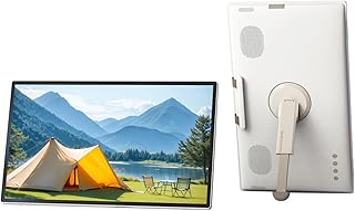Compare KTC 25 Inch Portable TV  Smart Touch Screen with Google Play, Android 14, Qualcomm 8G RAM+128G Storage, 1080P Smart Handy TV with 8MP Camera and Battery, Touchscreen Monitor for Camping, Bathroom at KSA Price