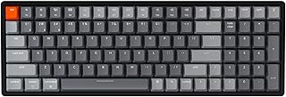 Compare Keychron K4 Wireless BluetoothUSB Wired Gaming Mechanical Keyboard, Compact 100 Keys RGB LED Backlit Gateron Brown Switch NKey Rollover, Aluminum Frame for Mac Windows, Version 2 at KSA Price