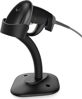 Compare Esup Barcode Scanner with Stand USB Barcode Scanner Wired Handheld Laser Barcode Reader with Adjustable Stand at KSA Price