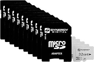 Compare Synergy Digital 32GB Micro SDHC Secure Digital UHSI Memory Cards, Compatible with ZTE S200 Cell Phone  Class 10, U1, 100MBs, 300 Series  Pack of 10 at KSA Price