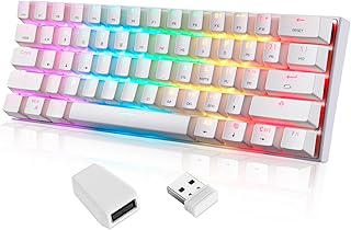 Eacam SK62 BT Wireless Gaming Mechanical Keyboard…