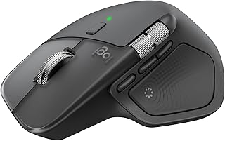 Compare Logitech MX Master 4, Ergonomic Wireless Mouse with Advanced Performance Haptic Feedback, UltraFast Scrolling, USBC Charging, Bluetooth, Windows, MacOS  Graphite at KSA Price
