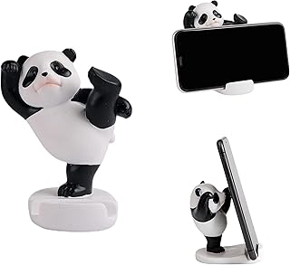 Compare Bukela Cute Cell Phone Stand Desk Panda Smartphone Adjustable Phone Supporter IPhone IPad Black at KSA Price
