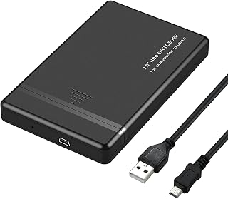 Morelian 2.5inches HDD Enclosure for SATA HDD/SDD…