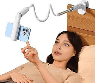 Phone Holder for Bed, Gooseneck Cell Phone Stand with…