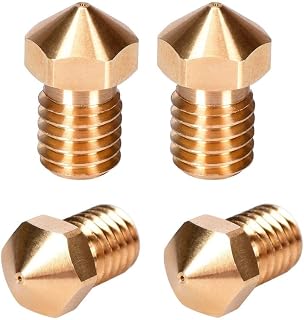 Compare V6 Brass Nozzle for M6 Hotend Titan JHead&MK8 Ender3 Extruder 3D Printer Parts 3D Printing Accessories Size : 1PCS 1.75 0.8 at KSA Price