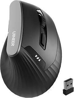 Uineer Ergonomic Vertical Mouse, 2.4G Wireless Mouse,…
