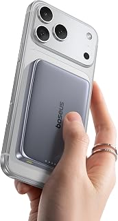 Compare Baseus Magsafe Portable Charger 10000mAh, Ultra Slim Wireless Power Bank, 27W Fast Charging Magnetic Battery Pack with USBC for iPhone 17 Pro Max17 ProAir1615141312, Space Grey at KSA Price
