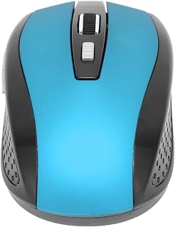 Compare Mini Wireless Mouse 2.4GHz Sweat Proof Skin Friendly 3 Levels DPI Adjustable for Vista Laptop Mouse Wireless Blue at KSA Price