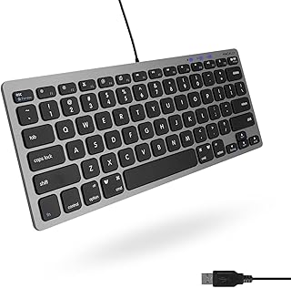 Macally Slim USB Wired Small Compact Mini Computer…