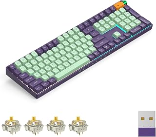 BIIOONES Wired PC Keyboard for Computer/Laptop/Notebook…