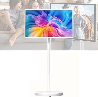 Compare Multifunction Smart TV, 1920 * 1080 HD Android Powered, Portable Touch Screen TV, with 8MP13MP Webcam, for Mobile Entertainment 27inch4+64G at KSA Price