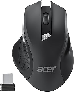 Compare Acer Wireless Mouse for Laptop, 3 Adjustable DPI Computer Mouse Wireless with 2.4GHz with USB Receiver at KSA Price