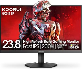 KOORUI Gaming Monitor 24 Inch 180Hz Screen FHD…