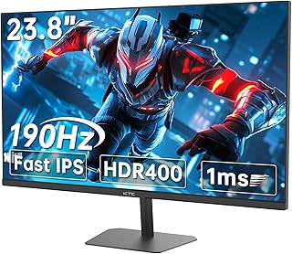 Compare KTC 24 inch 190Hz180Hz Gaming Monitor,HDR 400 Fast IPS Screen,FHD 1080P Monitor,133% sRGB,AdaptiveSync,1ms Response Time,HDMI *2&DP*1,Tilt Adjustable, Eye Care at KSA Price
