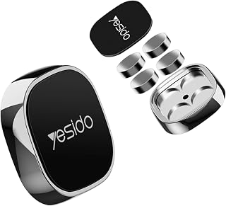 Compare 2 Pack Magnetic Car Phone Holder | Stick On Dashboard Magnetic Car Mount | Mini Magnetic Car Phone Mount | Phone Dashboard Mount | Compatible with iPhoneSamsungGalaxyGoogleLG at KSA Price