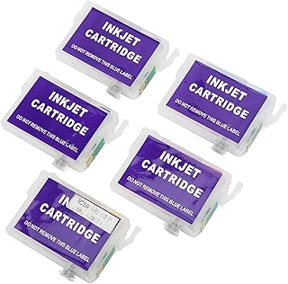 Compare HIPPIL Printer Accessories, Odorless 4 Colors Environmentally Friendly Ink Cartridge Set for Document at KSA Price