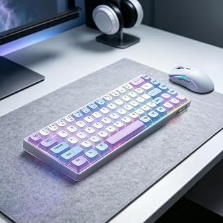 65% Mechanical Gaming Keyboard with RGB Backlight,…