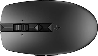 Compare HP 710 Rechargeable Silent Mouse  for Computer or Laptop, Type USBC Batteries  MultiOSDevice Compatible  Bluetooth or 2.4 GHZ Dongle  6 Programmable Buttons  Ambidextrous 6E6F2AA#ABL, Black at KSA Price