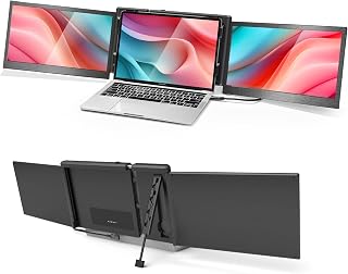 Compare Alecewey P2 PRO Triple Portable Monitor for Laptop Screen, 13.3" FHD 1080p IPS Display, TypeCPDTF Support, M1M2 MacBook, for 13.3"16.5" Notebook Computers, Windows Phone at KSA Price