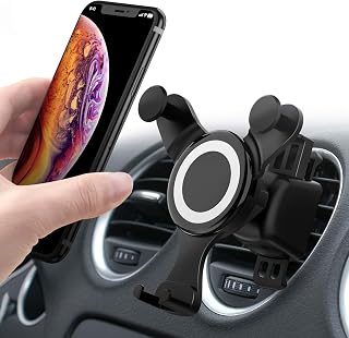 1 Pcs Car Phone Holder, Round Ventilations…