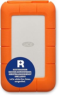 Compare LaCie Rugged USBC 5TB, Portable External Hard Drive, Drop, Shock, Dust, Rain Resistant, for PC Mac iPad & iPhone STFR5000800 at KSA Price