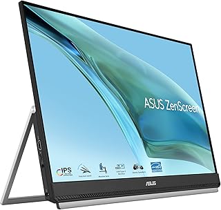 Compare ASUS ZenScreen MB249C portable monitor – 23.8inch FHD 1920 x 1080, frameless panel, IPS technology, antiglare surface, USBC at KSA Price