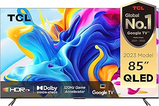 TCL 85 Inch 4K QLED Smart TV Google TV…