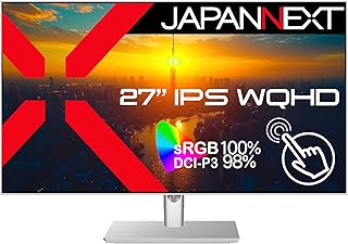 Compare JAPANNEXT White 27" IPS WQHD 2560x1440 Touch Screen with Articulated Arm | HDR | Charging via USBC65W Height and Adjustable Tilt HSP | GSyncFreeSync | JNIPS27WQHDRC65WFLDT at KSA Price
