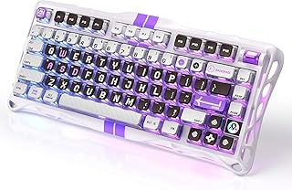 Compare GravaStar Mercury V75 75% Gaming Keyboard, Gateron Jade Pro Magnetic Switches, 8000Hz Polling, RGB Backlight, Aluminum Frame GS V75_GWT at KSA Price