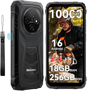 Blackview Android 15 Unbreakable Mobile Phone 2025,…