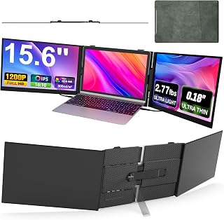 Compare 15.3 Inch UltraThin Laptop Viewing Extension, FHD 1200P 16:10, Laptop Monitor, Lightweight Travel Monitor Plug & Play for Computers at KSA Price