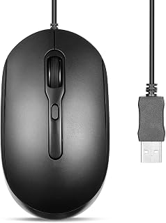 perixx PERIMICE-222 Wired Optical Mouse, Ergonomic…