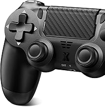 Compare Suoxiom Upgraded PS4 Gamepad: Works with PS4ProSlim and PC, with Bluetooth, dual vibration, touch panel, sixaxis control, and 3.5mm audio jack. at KSA Price
