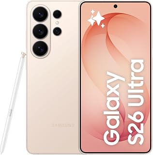 Samsung Galaxy S26 Ultra Pink Gold, 256GB Storage,…